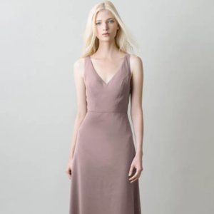 Jenny Yoo Size 10 Delaney Bridesmaid Dress in Fig